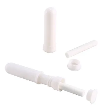 

100PCS Blank Nasal Inhaler Empty Aromatherapy Oil Nasal Inhaler Tubes Sticks,Empty Inhaler Stick for Essential Oils