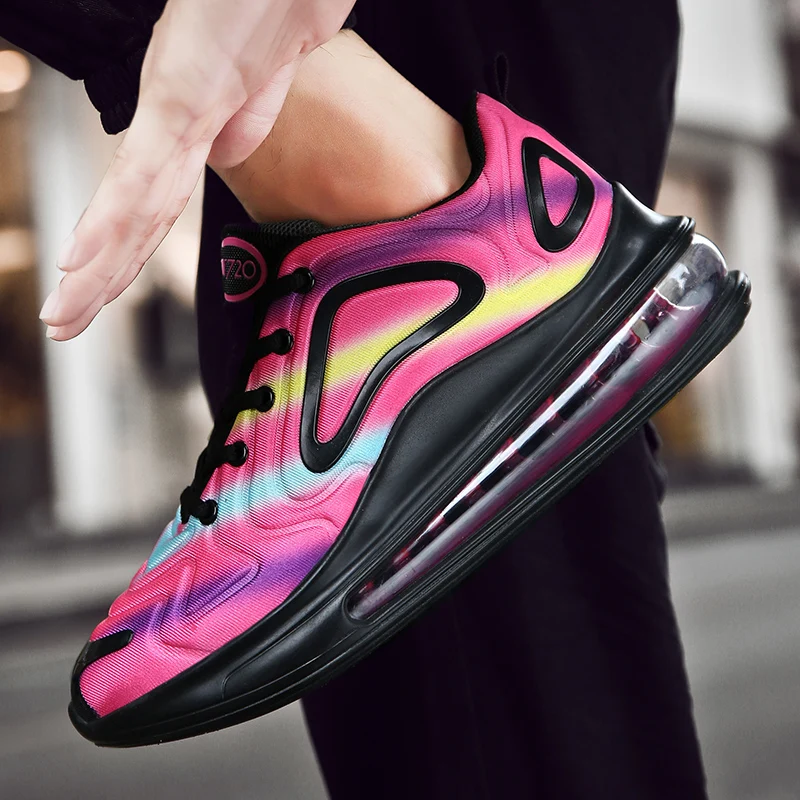 Новинка; мужские кроссовки; Цвет высокотехнологичный; амортизирующий; Flyknit; дышащая удобная мужская повседневная обувь; Модные женские кроссовки; Zapatillas de Hombre