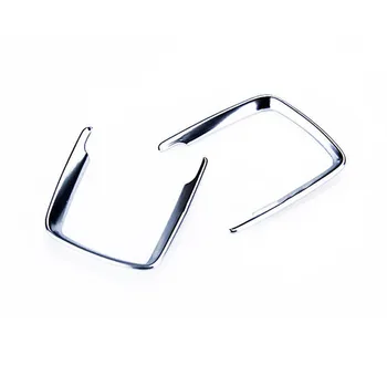 

Chrome Headlight switch trim Parts Refit 2pcs Car Interior Button Frame Cover Sticker For BMW 1 2 3 4 Series X5 X6