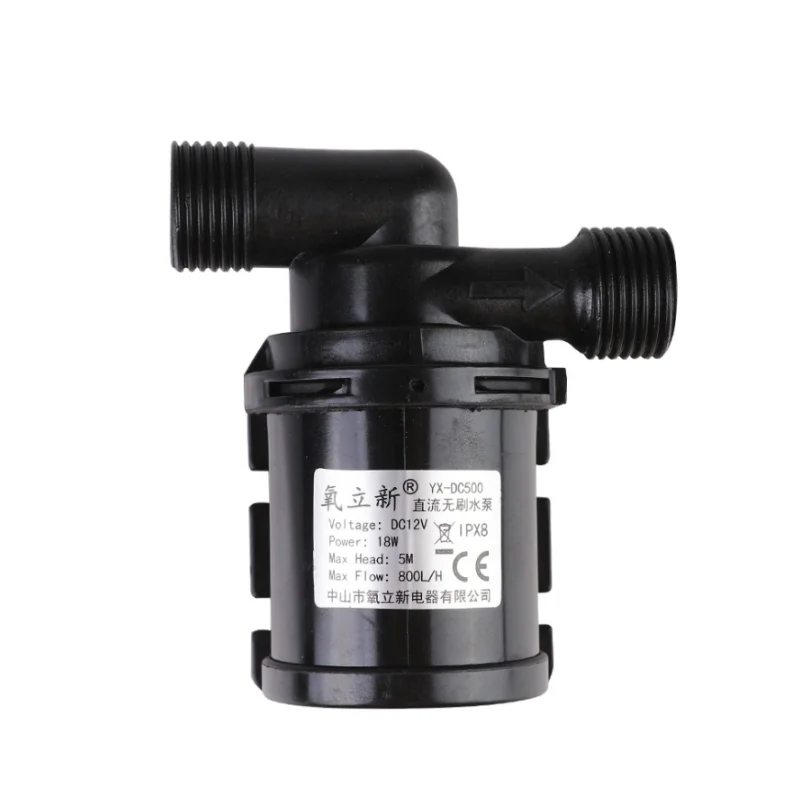 YX-DC500D DC 12 В 24 в солнечный бесщеточный двигатель циркуляция воды насос-усилитель тихий высокий подъем погружной аквариумный насос