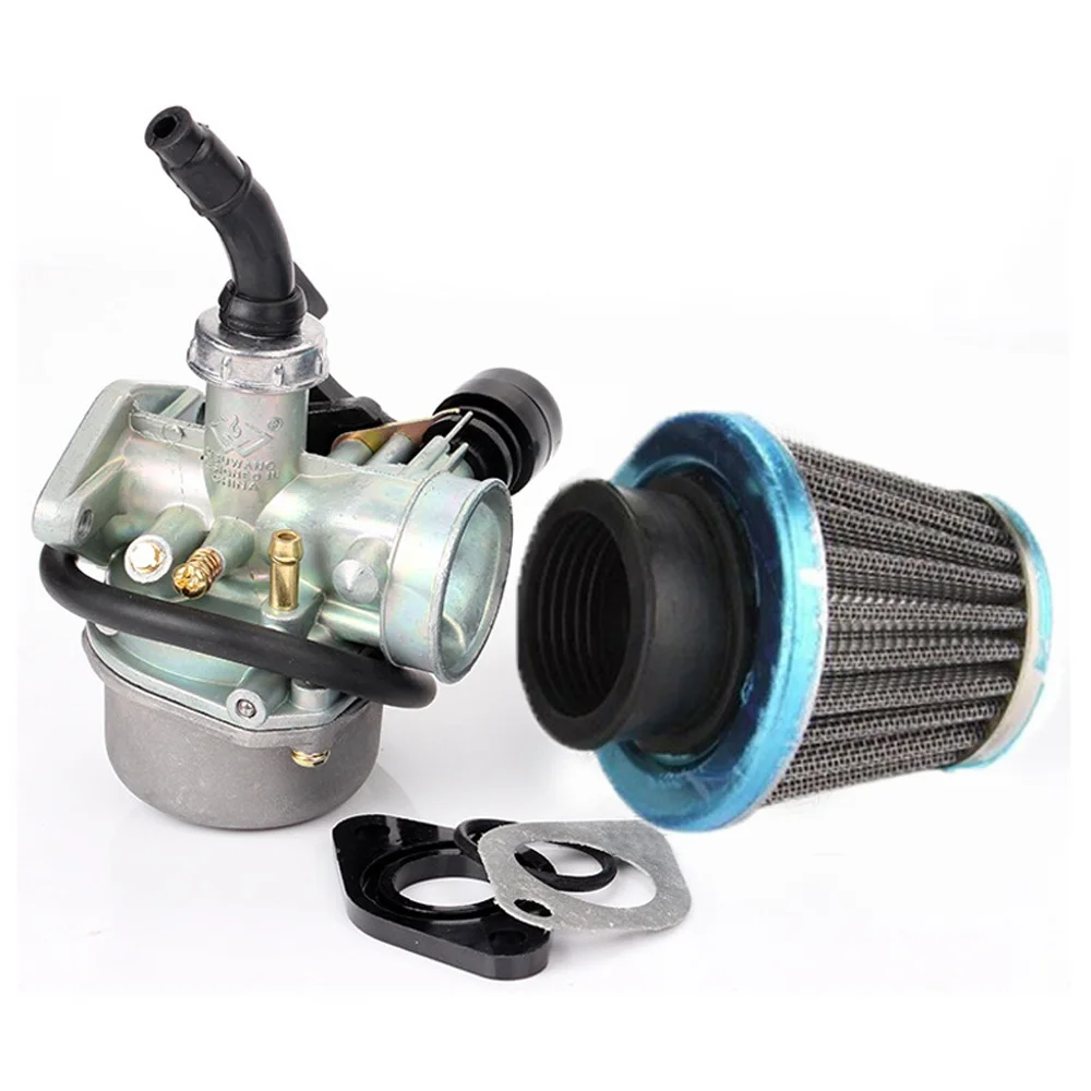 Подходит для 50cc 70cc PZ19 карбюратора и воздушного фильтра 90cc 110cc 125cc ATV Zinc