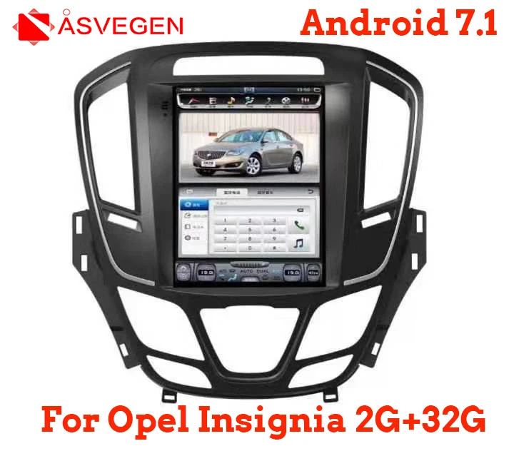 Sale Android 7.1 Vertical Car Multimedia Tesla Player For OPEL INSIGNIA Auto Car Radio Vertical Screen Tape Recorder Navigation Stere 0