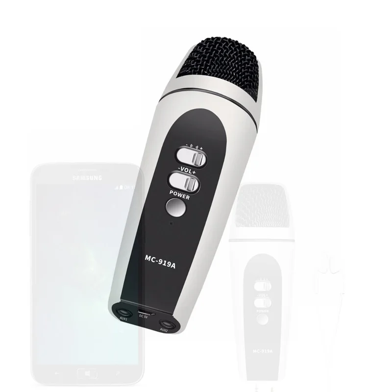  2019 Mini Handheld Microphone K song recording equipment for computer mobile phone network podcast capacitance | Электроника