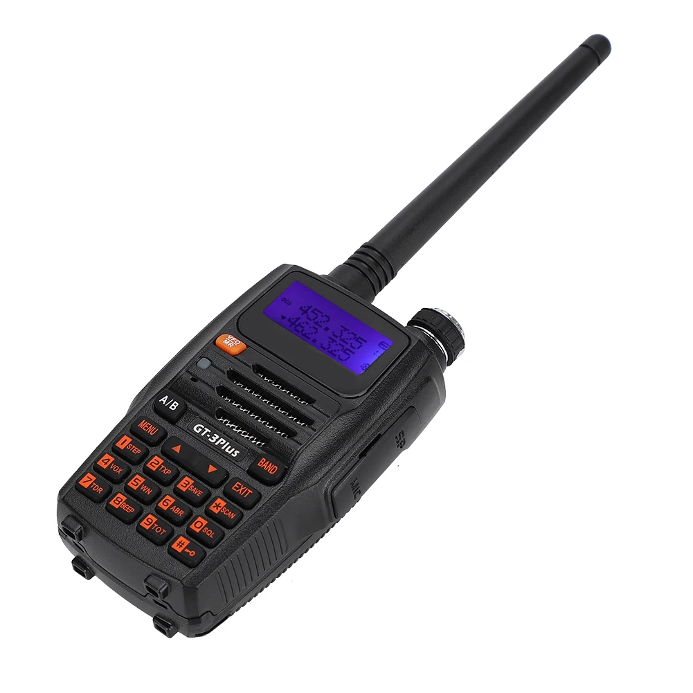Беспроводной VHF UHF двухдиапазонного Радио рация комплект Портативный ЖК-дисплей Поддержка режима сканирования встроенный ключ блокировки