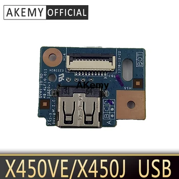 

X450J USB Board for ASUS X450J X450JN X450VE SV41J SV41V A450J K450JB X450JB USB Board 100% tested OK Suitable for use