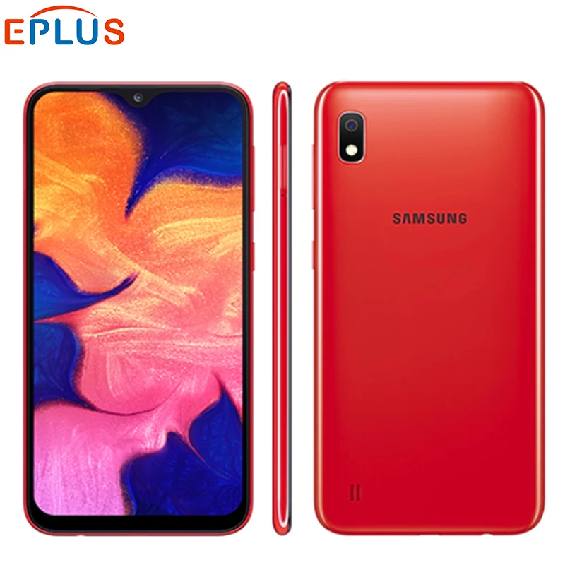 

New 6.2 inch Samsung Galaxy A10 A105F-DS Dual SIM Mobile Phone Octa Core 2GB RAM 32GB ROM Android 9.0 13.0MP Camera Phone