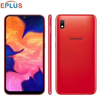 Перейти на Алиэкспресс и купить Новый 6,2 дюймовый samsung Galaxy A10 A105F-DS Dual SIM мобильный телефон Восьмиядерный 2 Гб ОЗУ 32 Гб ПЗУ Android 9,0 13.0MP камера телефон