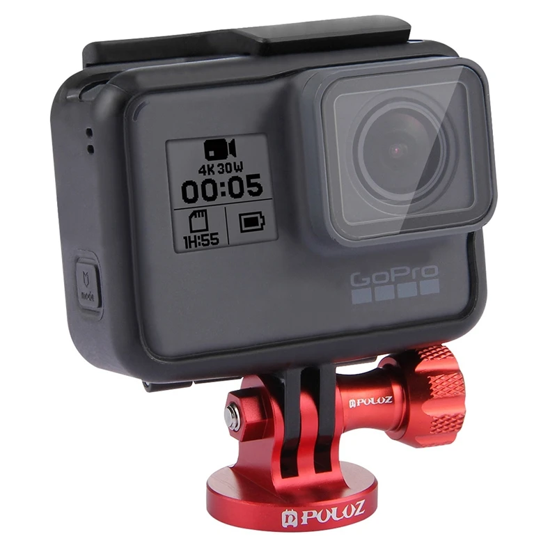 AABB-PULUZ для Go Pro Аксессуары для видеокамеры штатив адаптер для GoPro HERO5 4 Session 4 3+ 3 2 1, Xiaomi Yi, SJ4000, SJ5000