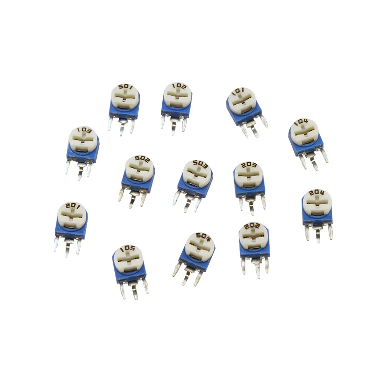 RM063 adjusted resistance potentiome Variable Resistor 10K 1M 500K 200K 100K 50K 20K 10K 5K 2K 1K 500R 200R 100R 20pcs volume potentiometer,variable decade resistor