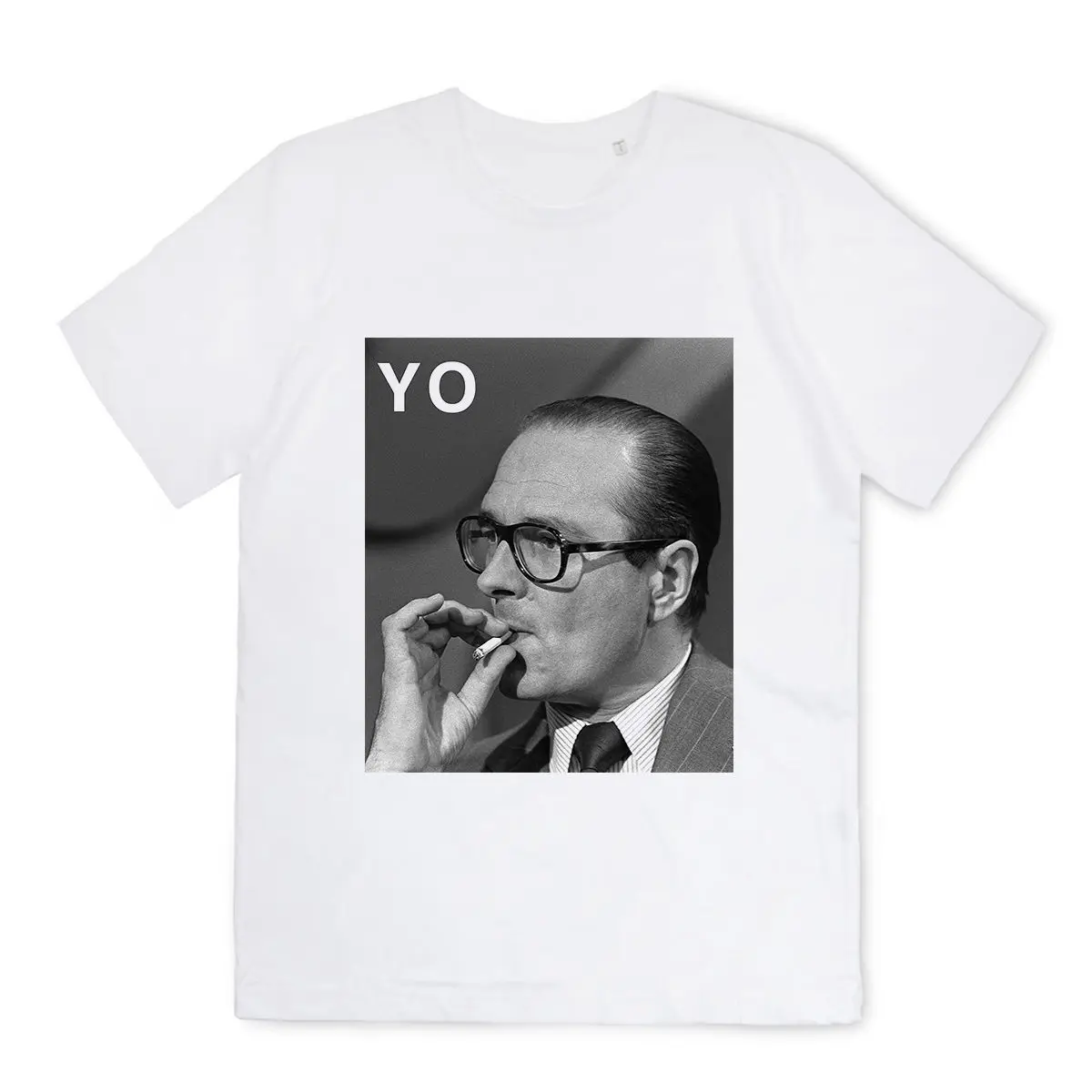 Футболка Homme-Jacques Chirac-yo rap hip hop fumer в стиле Парижа модные французские топы летние