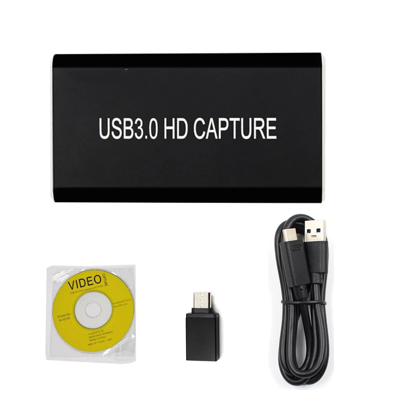 HDMI to USB3.0 HDMI конвертер для видеозахвата HD игра видео Прямая запись 1080p 60fps поддержка OBS студия Windows Mac Linux