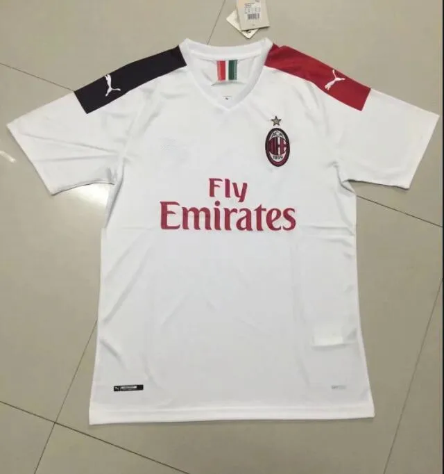 19 20 AC milan soccer jersey PIATEK PAQUETA SUSO CALDARA CUTRONE ROMAGNOL S. CASTILLEJO AC футбольная рубашка - Цвет: shirt