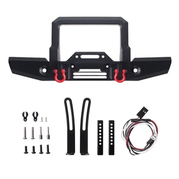 

RC Car Metal Front Bumper with Led Light for 1/10 RC Crawler Traxxas TRX-4 TRX4 Upgrade Parts