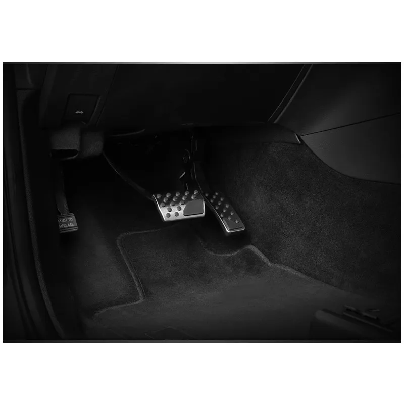 Sansour, внутренняя педаль для Jeep Grand Cherokee 2011-, нержавеющая сталь, противоскользящая подставка для ног, педали тормоза для Grand Cherokee