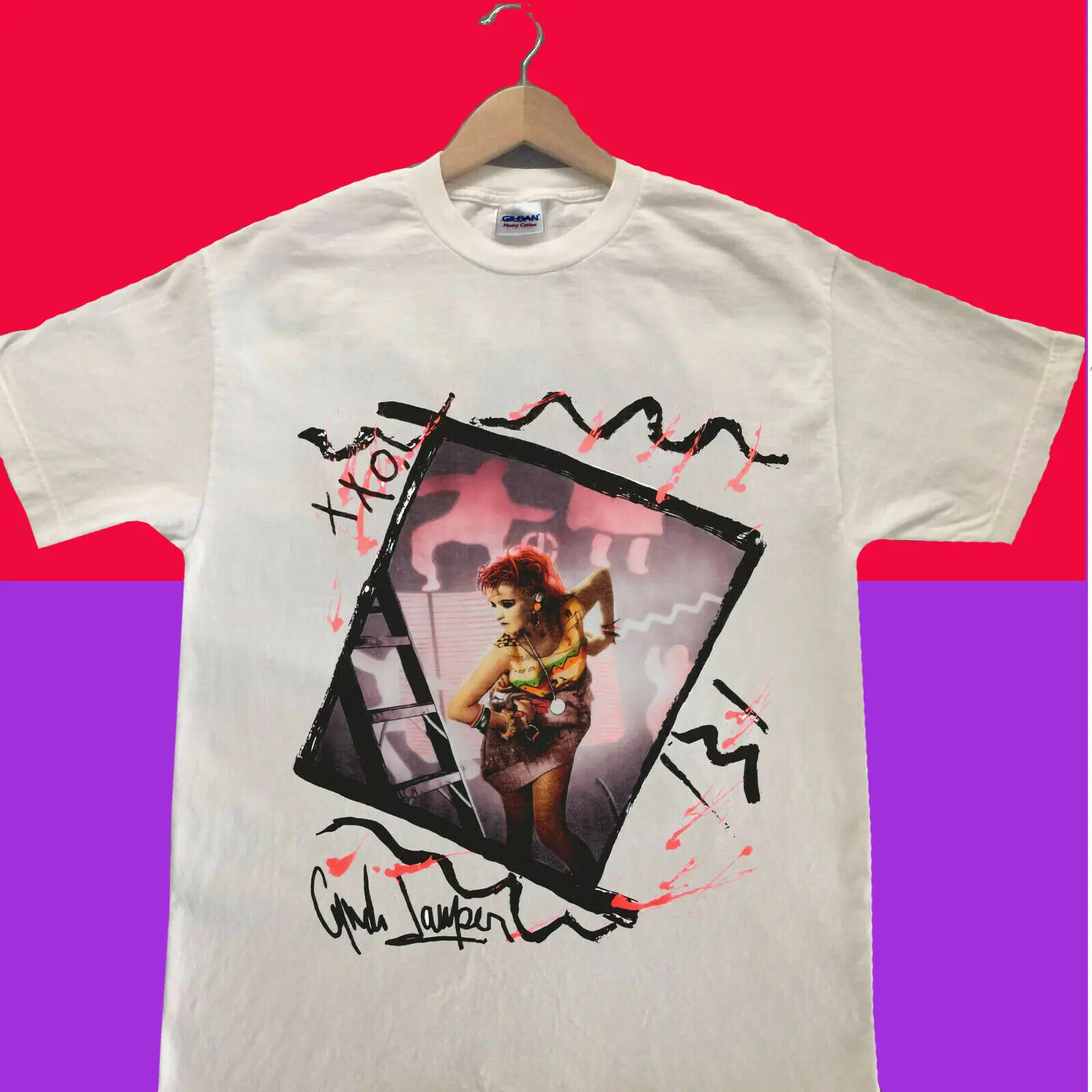 Cyndi Lauper Shirt 1984 Fun Tour 