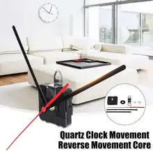 Mécanisme de marche arrière pour horloge à Quartz, 1 ensemble, réparation silencieuse, avec crochet, aiguille de remplacement