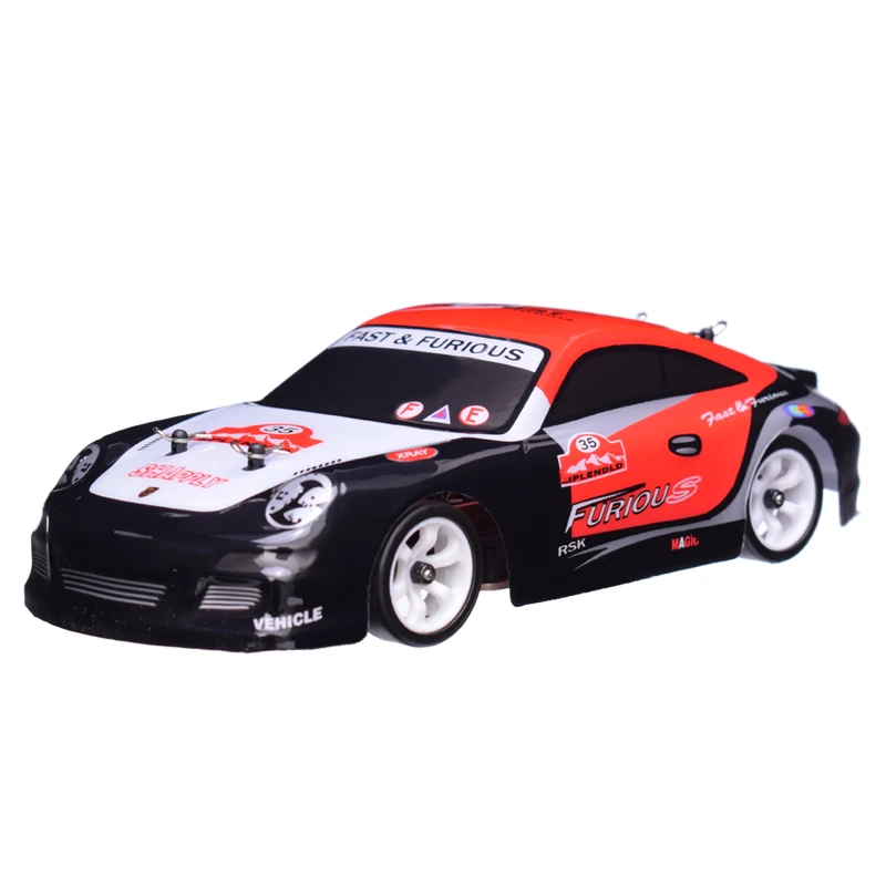 Wltoys K969 Радиоуправляемый автомобиль 1:28 четырехколесный 4WD привод внедорожный 2,4G пульт дистанционного управления сплав шасси 30 км высокоскоростной автомобиль дети игрушки