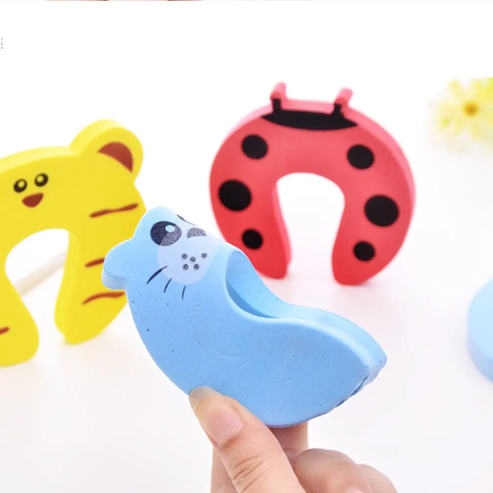Child Safety Anti-Pinch Door Card Baby Thickened Door Plug EVA Baby Door Resistance Cartoon Door Clip Baby Protection Safety