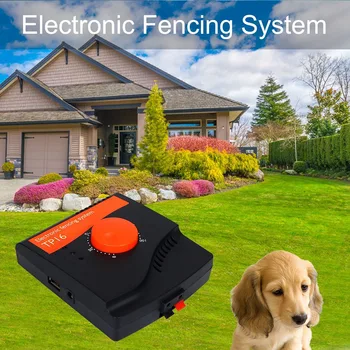 TP16 Pet Dog Electric Fence System Rechargeable Waterproof Adjustable Dog Training Collar Electronic Fencing dog Accessories 2