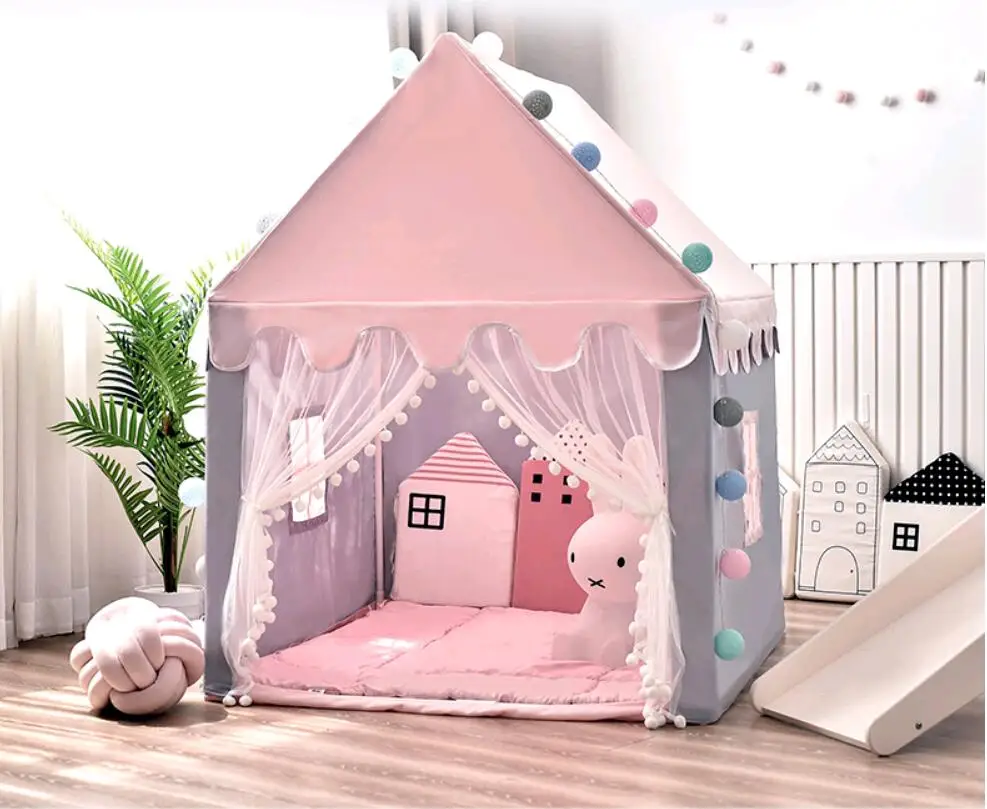 Kids Pink Tent Play10 Flower Playhouse for Girls Foldable Play Indoor and Fun for sale online 