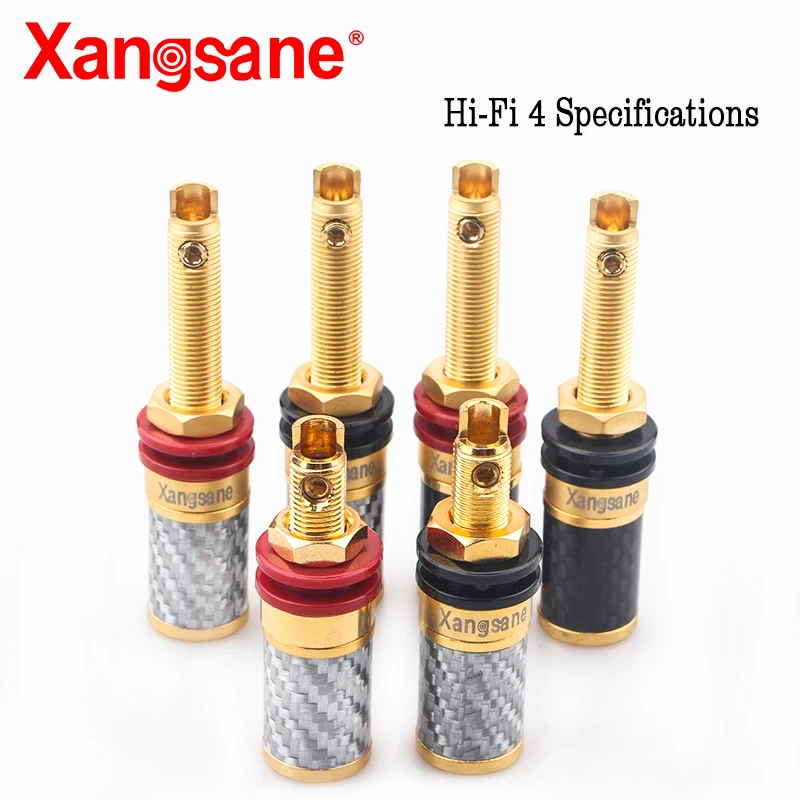 Xangsane углеродное волокно чистая медь HIFI позолоченный связывающий пост