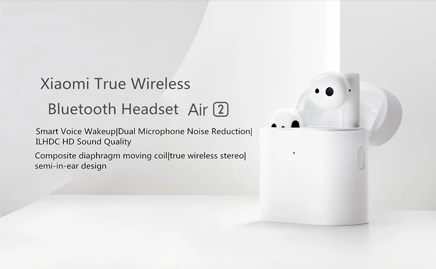 Оригинальные беспроводные наушники Xiao mi Air 2 TWS Airdots Pro 2 mi Air 1 True ENC Bluetooth 5 Tap управление голосом LHDC Dyna mi c