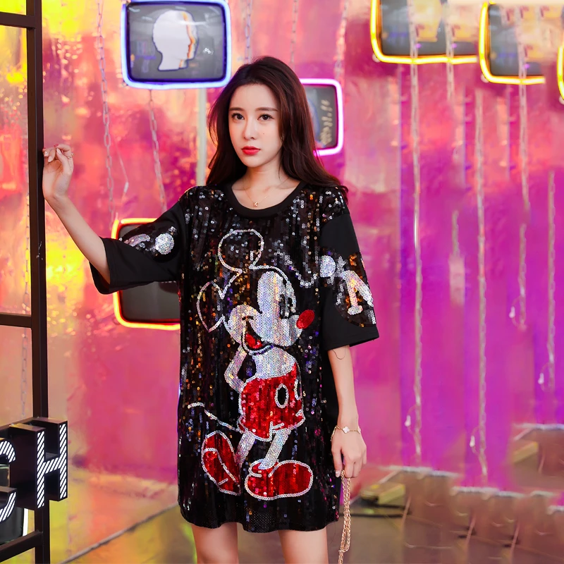 mickey sequin dress