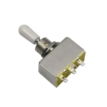 

NEW 20pcs/Pack 3 Way Toggle Switch with white Cap for Electric Guitar Accessories