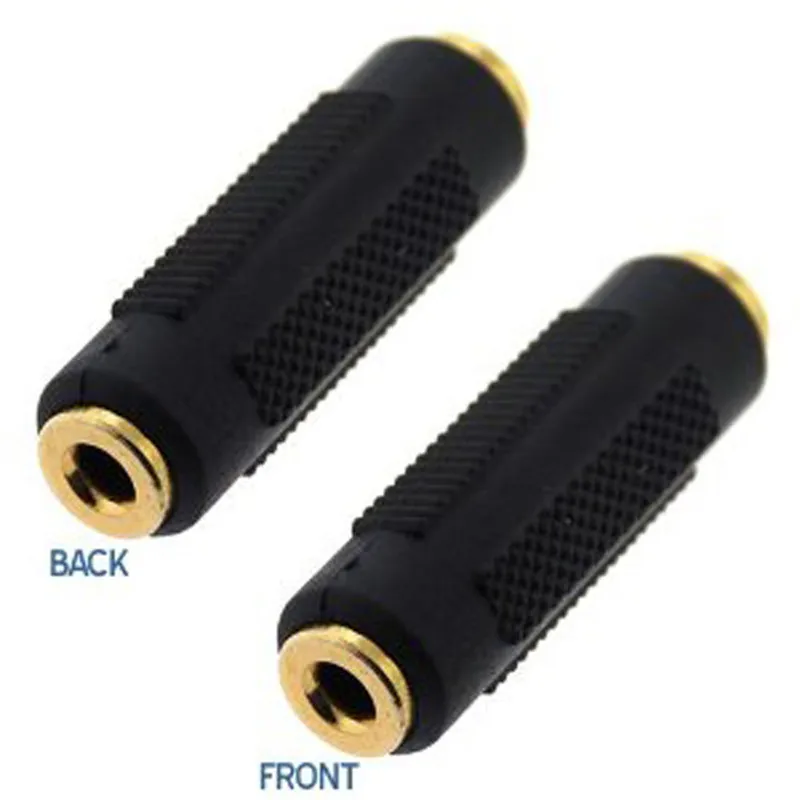 

Gold Plated 3.5 mm Stereo Coupler Female to Female Headphone Jack Adapter S288