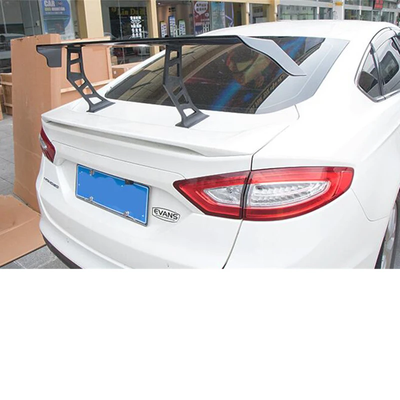 4 двери для универсального Mondeo спойлер 2006- Автомобильный багажник большой крыло хвост спойлер Ford mondeo задняя губа ABS карбоновый хвост