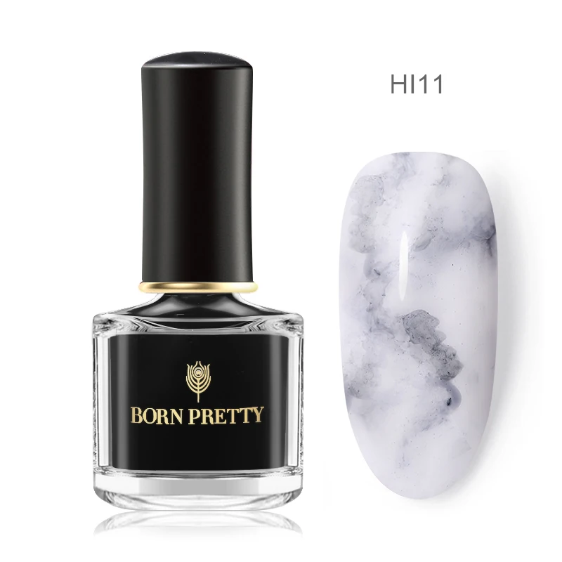 BORN PRETTY 1 мл Акварельная ручка для рисования ногтей с цветущими чернилами лак для ногтей дизайн красота дизайн ногтей - Цвет: BP-HI11 6ml