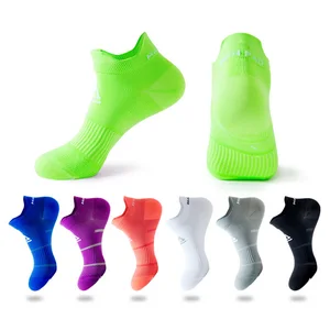 Calcetines tobilleros deportivos para hombre y mujer, medias finas transpirables de secado rápido, de compresión, corte bajo, para correr y ciclismo
