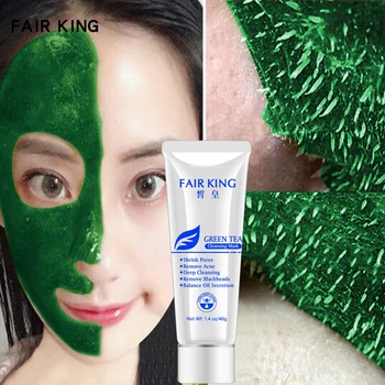

Green Tea Blackhead Remover Acne Treatment Nose Oil-control Mud Pore Strip Mask Whitening Cream Peel Off Face Mask Nose Peel