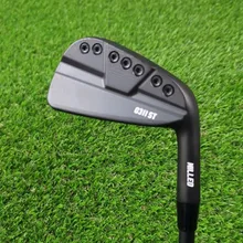 Фирменная Новинка 0311ST Утюги 0311ST фрезерованные клюшки для гольфа черные клюшки для гольфа № 7 железо R/S гибкий вал с крышкой головки EMS