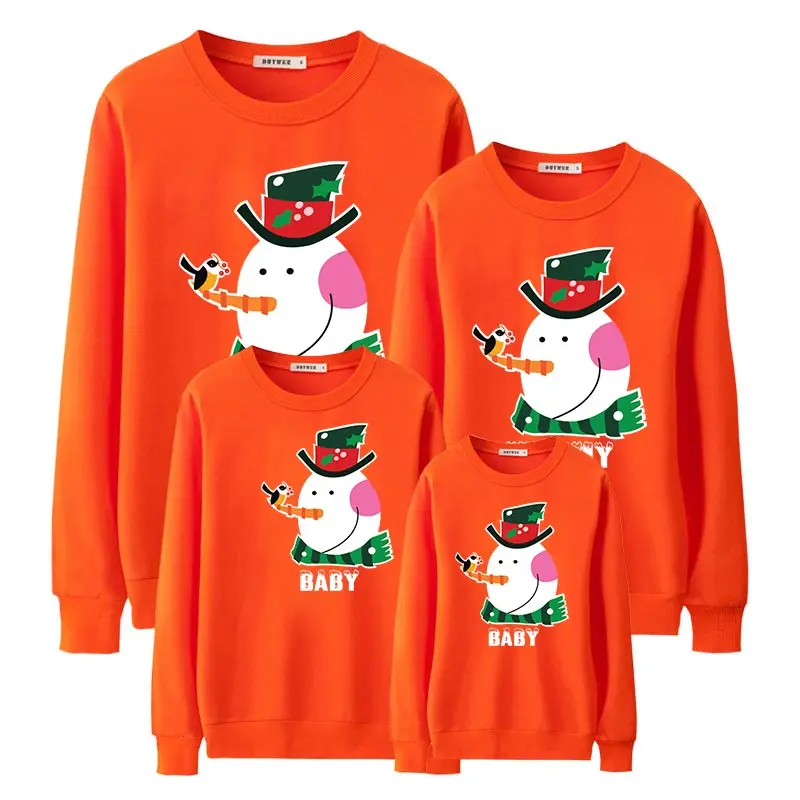 Рождественские толстовки для папы, мамы и ребенка; одежда для всей семьи; одинаковые комплекты для мамы, дочки, папы и сына; футболки для папы, мамы и меня - Цвет: Color2