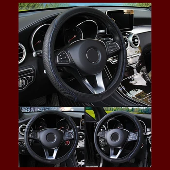 

Universal Leather Anti-Slip Car Steering Wheel Cover For Jeep Wrangler Patriot Grand Cherokee Compass Liberty Car Styling