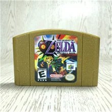  The Legend of Zeldaed - Ocarina of Time or Ocarina of Time Master Quest (Grey) For 64 Bit Game Cartridge USA Version NTSC N64 