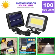 Solar garden light Luz Solar Lamp with Motion Sensor Solar Light Outdoors IP65 High Power LED Solar guirlande solaire exterieur
