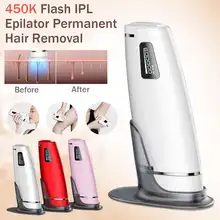 450000 вспышка IPL эпилятор для постоянного удаления волос с ЖК-дисплеем электрический эпилятор лазерный Триммер бикини Фотоэпилятор