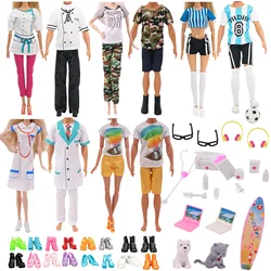 Vêtements de poupée barbie Ken, bon marché, tenue pour garçon, costume de Couple, pantalon, uniforme, vêtements décontractés quotidiens, accessoires, jouet pour enfants 