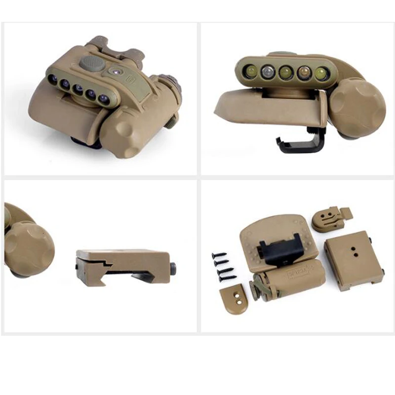 Element Airsoft тактический шлем Многофункциональный светильник LED3+ 2 Открытый быстрый шлем велосипедный мотоциклетный шлем светильник s Набор GEN 2