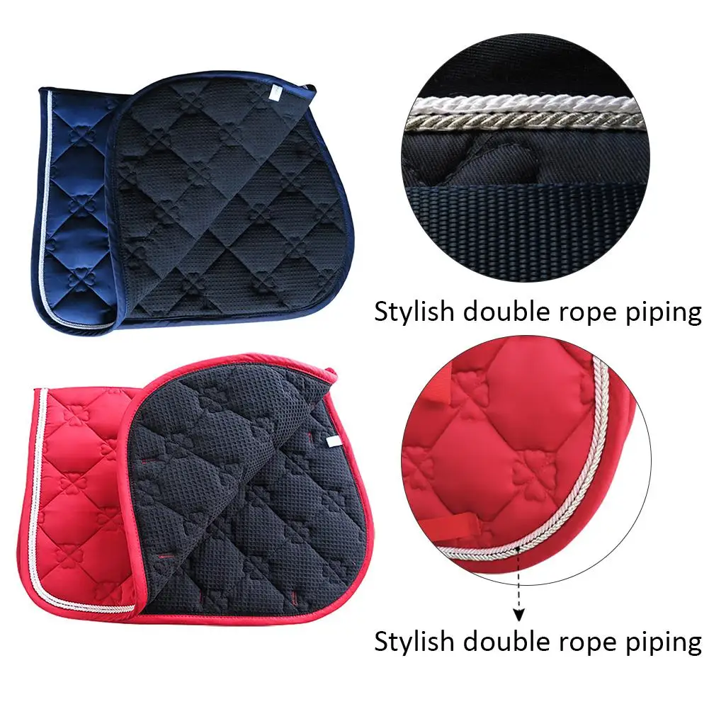 All Purpose Saddle Pad Equestrian Bareback Riding Pad Horse Riding Pad For Horse Riding Show Jumping Performance Equipment 6