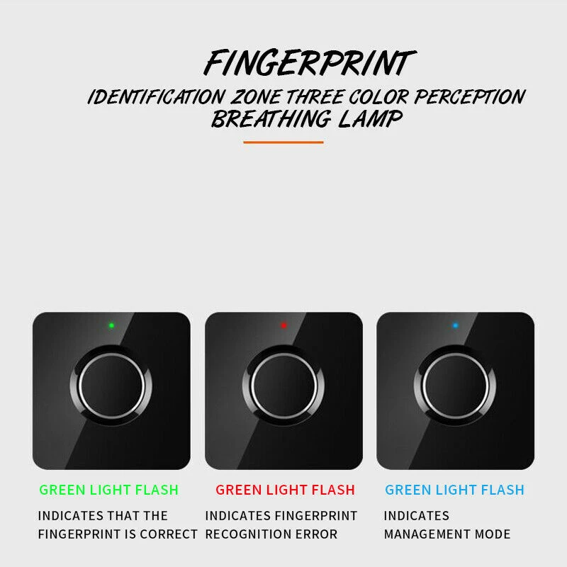 

Smart Fingerprint Lock Organizer Cabinet Drawer Automatic Anti-theft Security