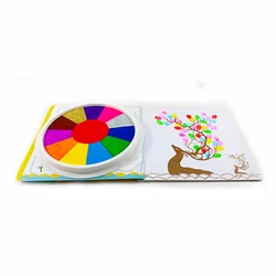 Lazykid Kit de pintura con los dedos para niños, herramienta educativa para dibujar con los dedos, juguete de aprendizaje temprano, novedad