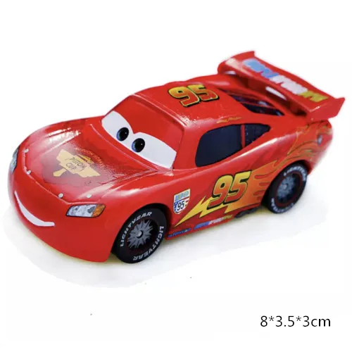 McQueen 7 шт./компл. disney Pixar Cars 3 Lightning McQueen Jackson Storm Cruz Mater Mack Uncle Truck 1:55 автомобиль из литого металла модель игрушка для мальчиков - Цвет: McQueen