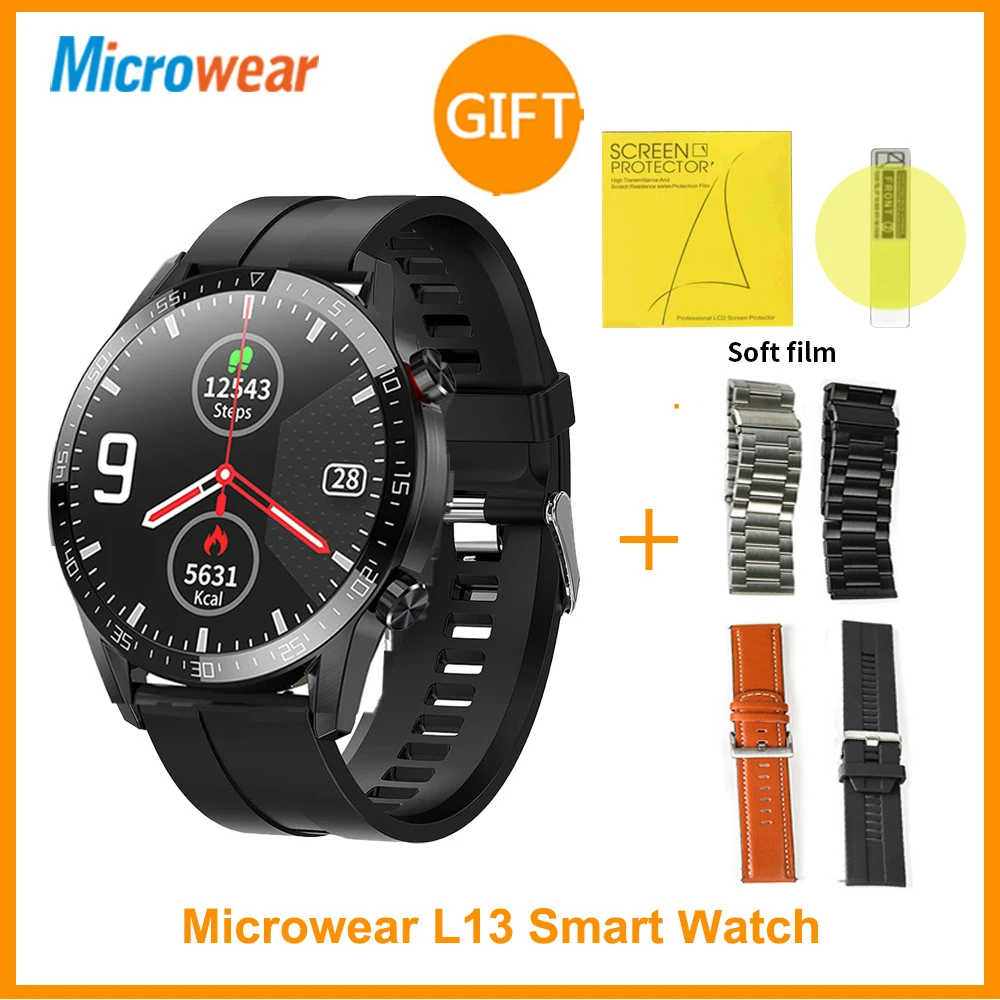 Microwear-reloj inteligente L13 VS L16 para hombre, pulsera con Monitor de  sueño y alarma, ECG, llamadas, Bluetooth, resistente al agua IP68, 1,3  pulgadas, regalo - AliExpress Productos electrónicos