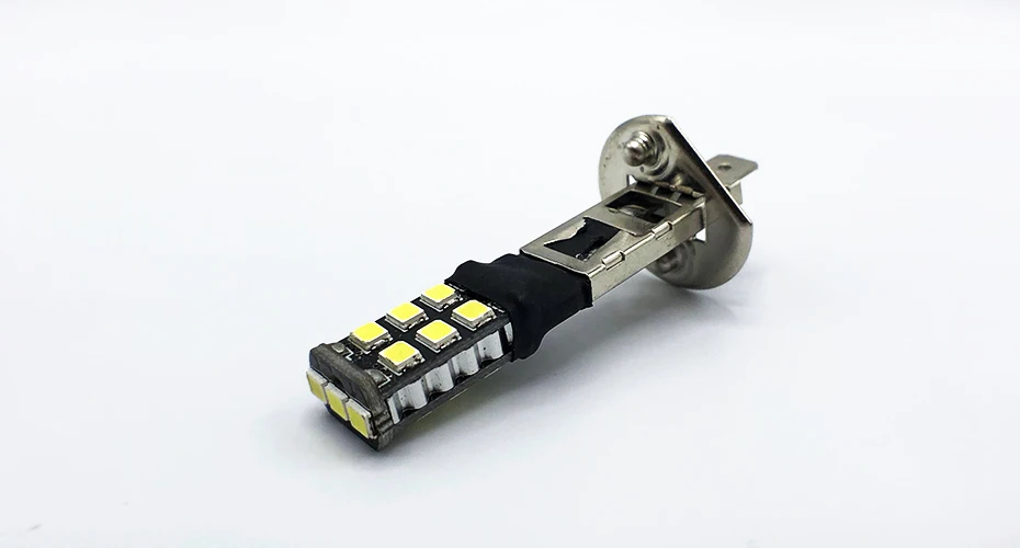 2x высокой мощности H1 9SMD 3528 чипы светодиодный 12 в 24 В противотуманные лампы свет лампы белый Янтарный 3000K 6000k парковочная фара Яркий высокой мощности