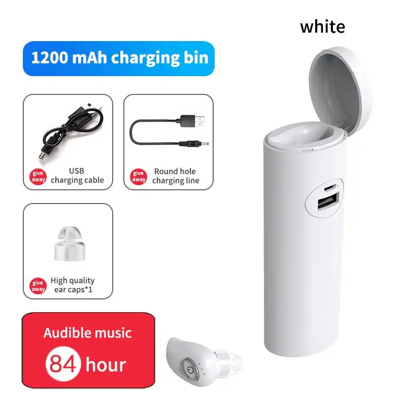 Мини Bluetooth V5.0 наушники HD стерео беспроводные наушники IPX3 водонепроницаемая Спортивная гарнитура наушники для IOS Android телефонов V21 - Цвет: With Charging Box