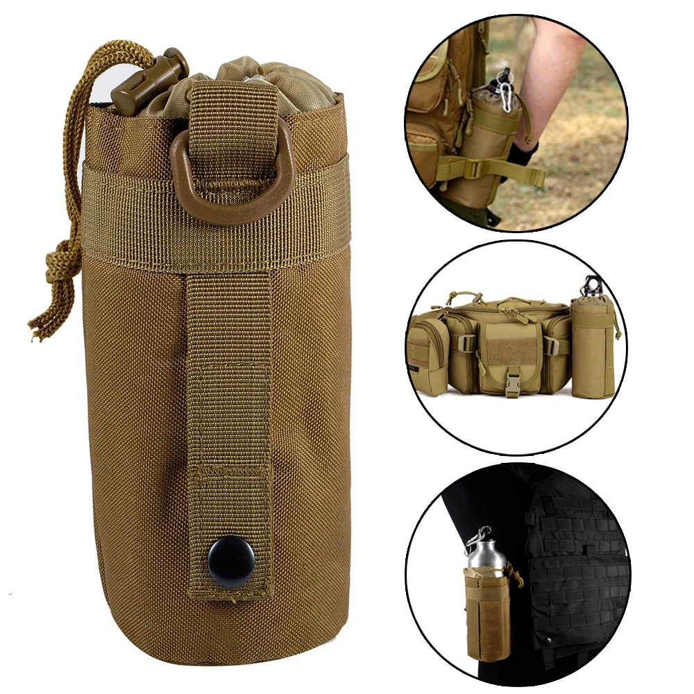 1 шт. военная система Molle тактическая бутылка для воды Сумка для кемпинга походная сумка для бутылки наборы для выживания путешествия армейское снаряжение сумка