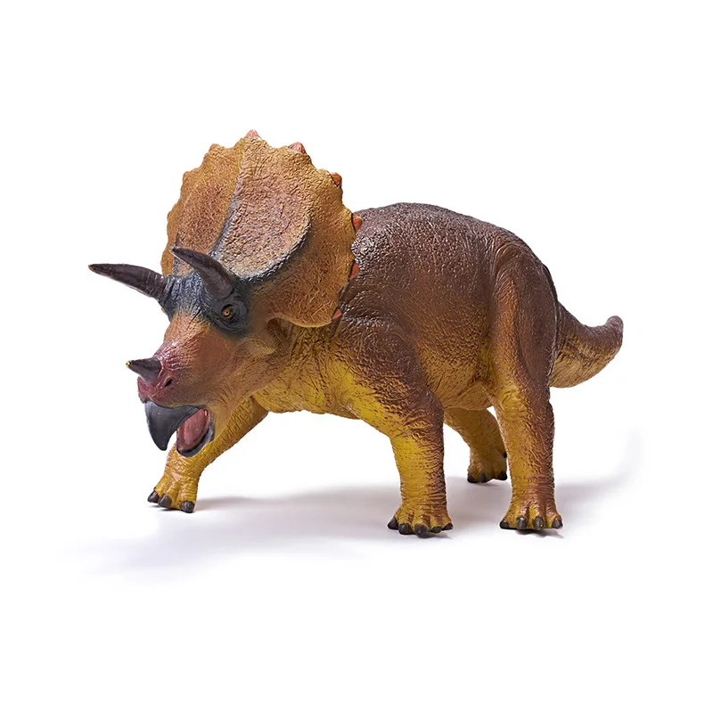 

Recur Soft Silcone Simulated Dinosaur Models Jurassic Large Size Dinosaur 16117 Triceratops